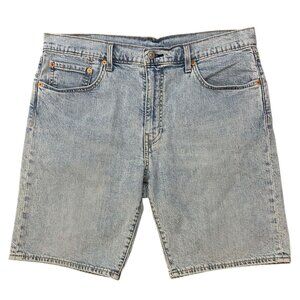 Levi's Premium Denim Bermuda Jean Shorts Size 36 90's Dadcore Jorts Zip Fly